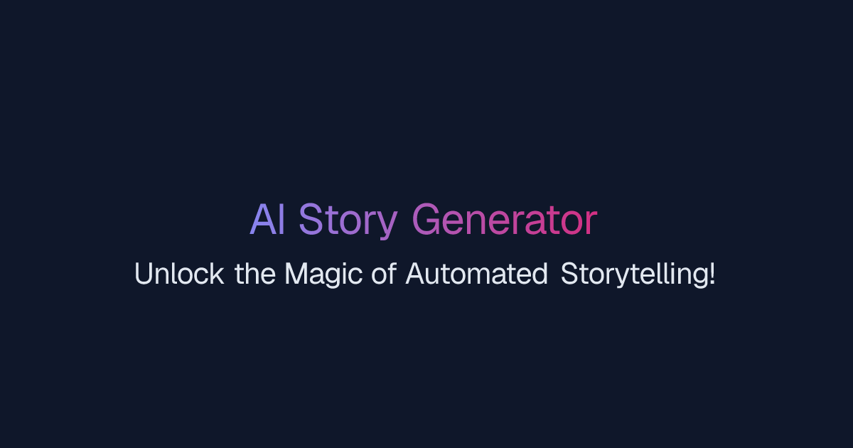 Free AI Story Generator | Easy-Peasy.AI