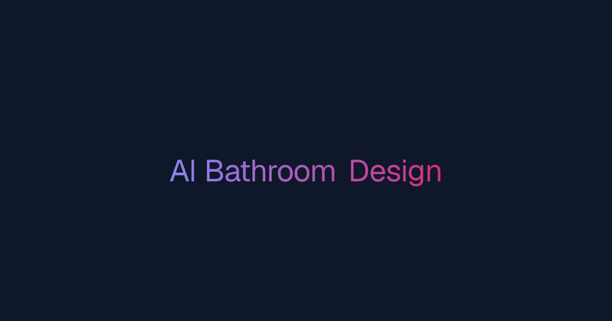 AI Bathroom Design | Remodel your Bathroom | Easy-Peasy.AI