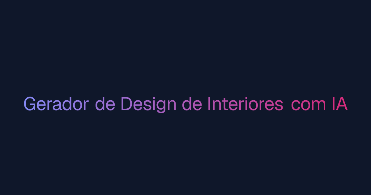 Gerador de Design de Interiores com IA | Easy-Peasy.AI