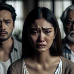 Distressing Scene Heartbreaking Images: Emotional Breakup Scene Depicted | AI Art ...