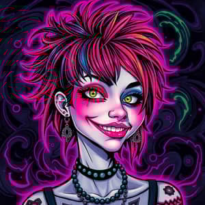 Psycho Art Profile Picture - Surreal & Colorful