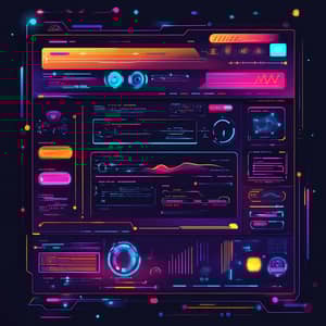 Futuristic Restaurant UI with Chatbot Features | AI Art Generator ...