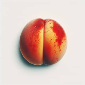 Vivid Close-Up Image of a Peach | Abstract Human Form Hint