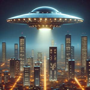 Detailed Image of UFO with High Realism | Photography Studio