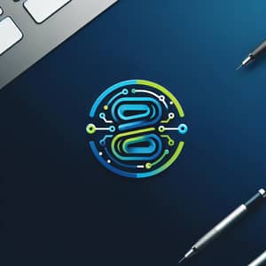 Vibrant Logo Design | Blue and Green Color Scheme