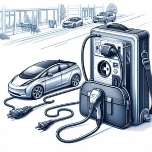 Portable AC EV Charger with Carry Bag - Convenient and Efficient Charging Solution