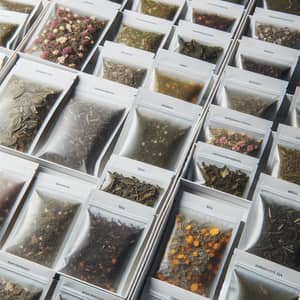 Professional Herbal Tea Assortment in Paper Sachets