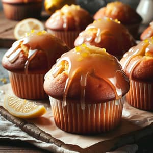Delicate Lemon Glaze Muffins | Irresistibly Delicious Treat