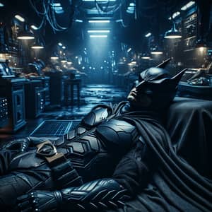 Batman Sleeping - Symbol of Mystery and Determination