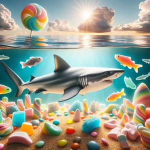 Shark in a Sweet Candy Wonderland