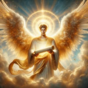 Celestial Angel Gibrael: A Divine Being of Infinite Wisdom