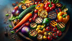 Colorful Grilled Vegetables | Summer Garden Flavors