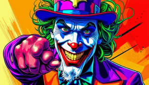 Cool Joker-Style Uncle Sam | Comic-Inspired Artwork