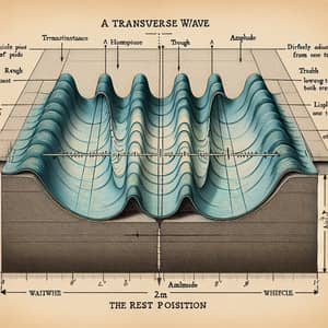 Transverse Wave Parts Explained - Illustration