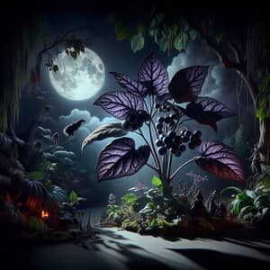 Nightshade Garden: Dark & Mysterious Artistic Scene