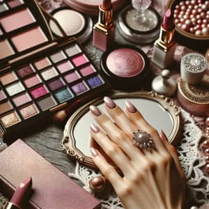 Elegance-Enhancing Makeup Collection in Soft Pinks & Purples