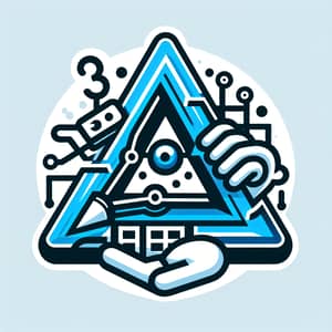 Technology Company Logo | Triangle Design