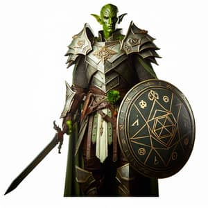 Male Githyanki Paladin Character in Dungeons and Dragons