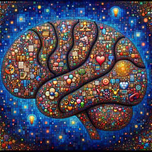 Human Brain Mosaic: Symbols of Cognition, Emotions & Creativity