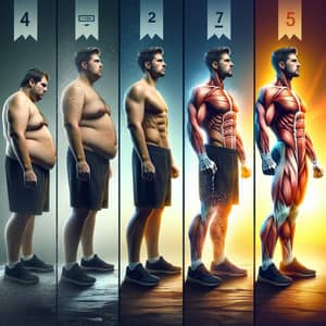 Progressive Weight Loss Transformation Journey | Fitness Progress