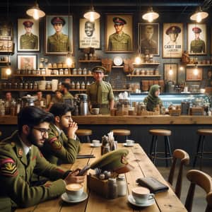 Military School Themed Cafe: Unique Coffee Experience