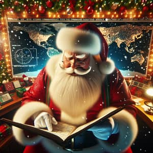 Festive Holiday Character at North Pole | METAR Report Master