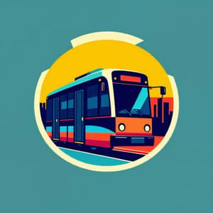 Sleek Public Transportation App Logo | Travel-Inspired Design