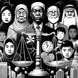 Powerful Editorial Cartoon on Social Injustice | Diverse Representation