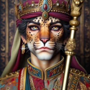 Middle Eastern Prince of Babylon: Regal Attire and Wisdom