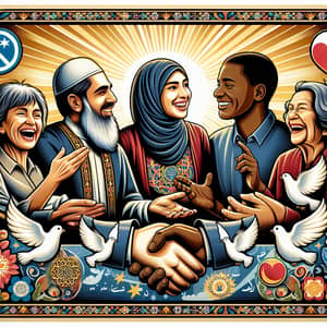 Unity in Faith: Positive Effects of Religion Poster