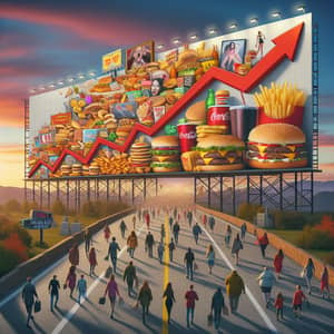 Exponential Growth of Fast Food & Pop Culture's Junk Food Embrace
