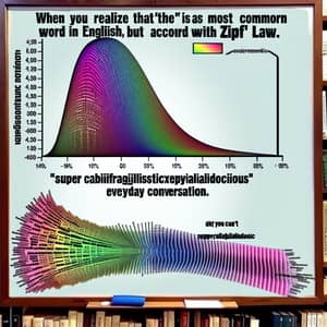 Zipf's Law Meme: Frequency Distribution of English Words
