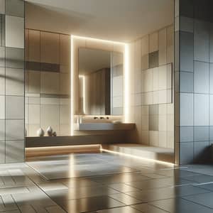 Modern Stylish Bathroom | Sleek Ceramic Tiles Design