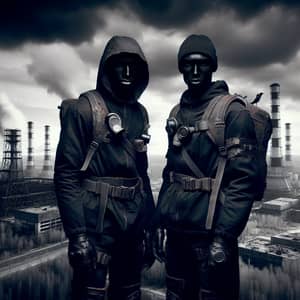 Post-Apocalyptic Survival Game-Inspired Characters at Dark Chernobyl