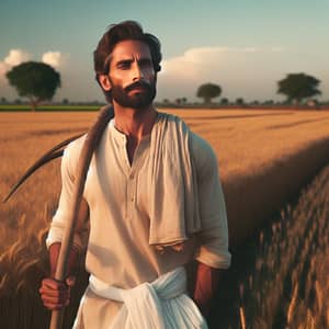 Ramji - Traditional South Asian Man in Golden Wheat Field