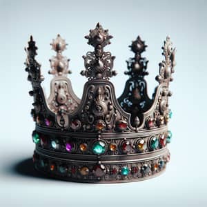 Traditional Guatemalan Crown on White Background