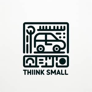 Volkswagen Think Small Art Logo