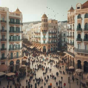 Experience the Vibrant Life at Blida Square | Algerian Architecture