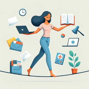 Achieving Work-Life Balance: An Animated Illustration