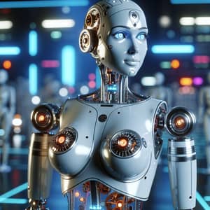 Futuristic Female Robot Model | Advanced Technologies