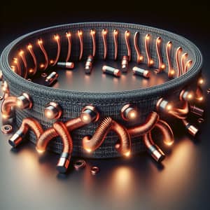 Innovative Waist Belt with Cu-Coils and Magnets for Energy Absorption