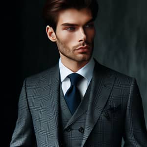 Stylish Portrait in Tailored Suit | Your Picture with Nice Suit
