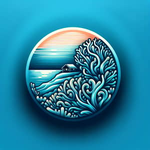 Intricate Logo Design for Arrecife Cabañas with Coral Reefs