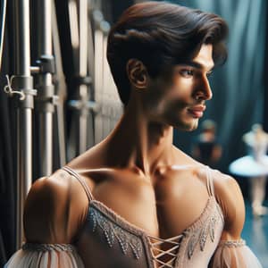 South Asian Male Ballet Dancer in Costume | Behind the Scenes