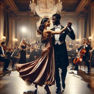Elegant Ballroom Dance Performance | Graceful Twirl