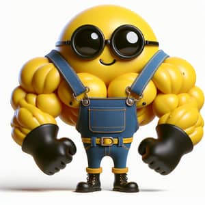Minion with huge muscles




