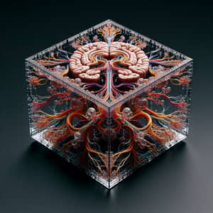 3D Human Wound Anatomy Square Cross Section - Visual Realism & Fractal Form