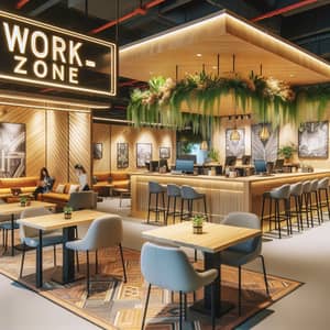 Freelancer Work-Zone Cafe: Comfortable Working Space Design