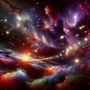 Abstract Space Exploration Art | Cosmic Landscape Imagery