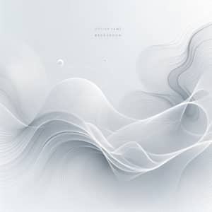 Abstract White Waves Background Image